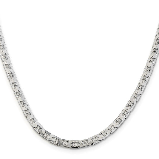 Sterling Silver 4.5mm Flat Anchor ChainQAN120