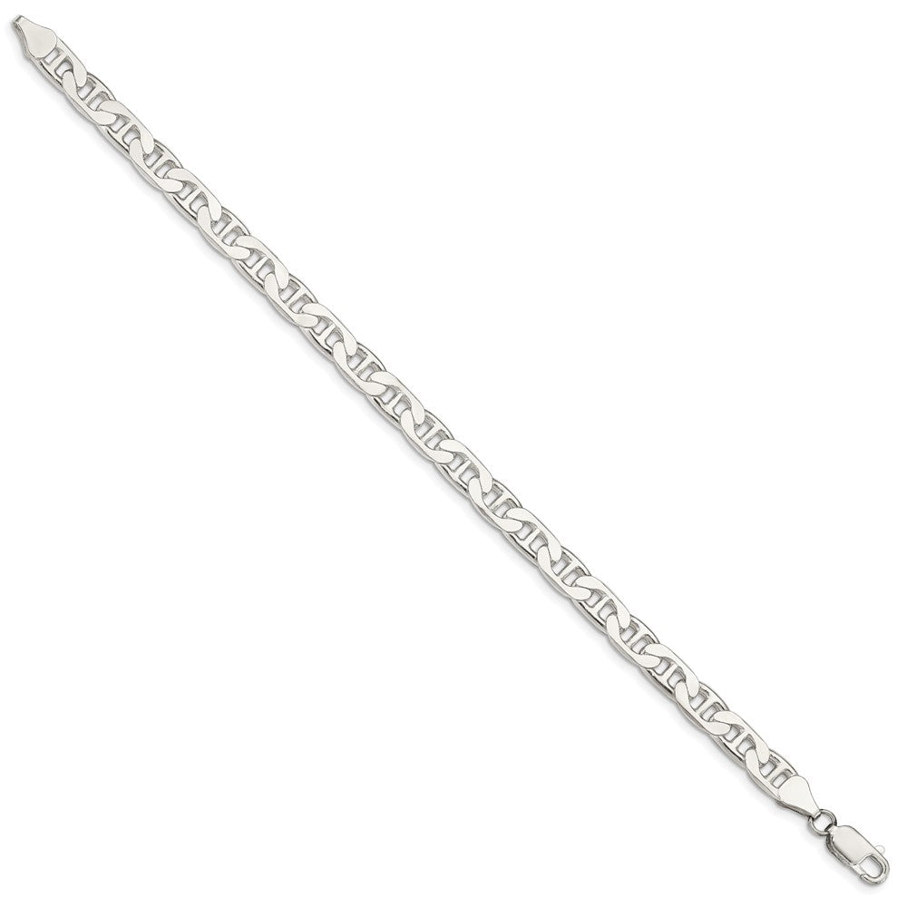Sterling Silver 6.5mm Flat Anchor Chain QAN180-8