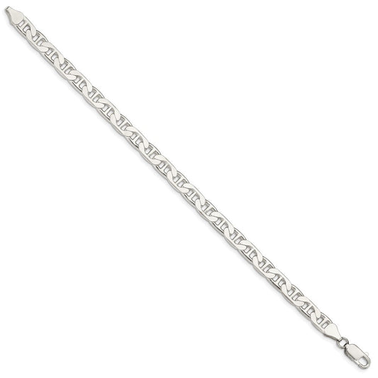Sterling Silver 6.5mm Flat Anchor Chain QAN180-8