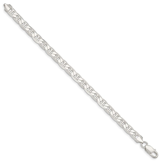 Sterling Silver 7mm Flat Anchor Chain QAN200-8