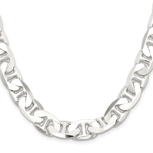 Sterling Silver 11.5mm Flat Anchor ChainQAN300