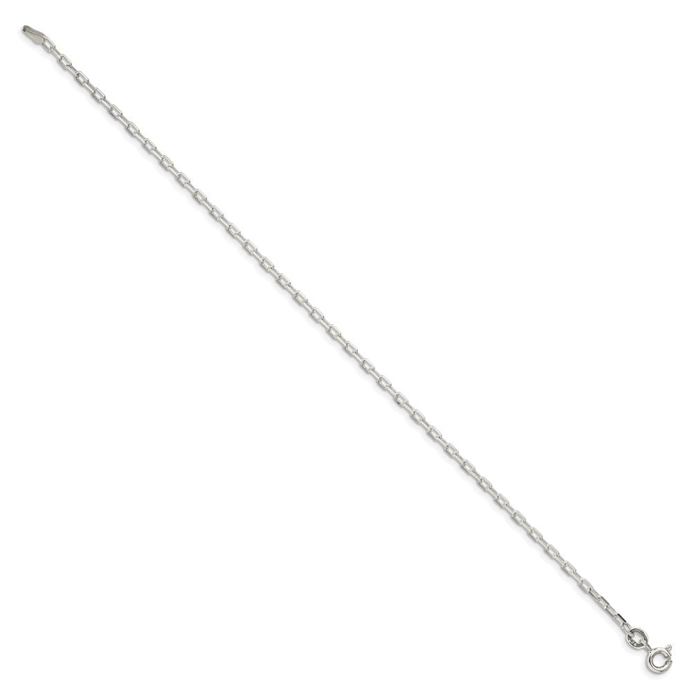 Sterling Silver 2.2mm Diamond-cut Long Link Cable Chain QAR060-8