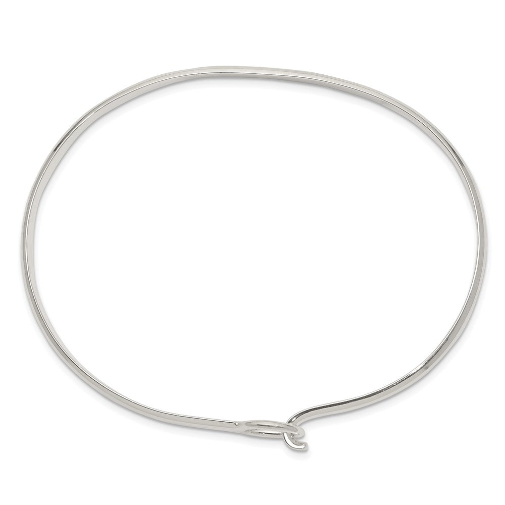 Sterling Silver Bangle Bracelet QB15