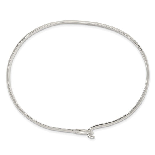 Sterling Silver Bangle Bracelet QB15