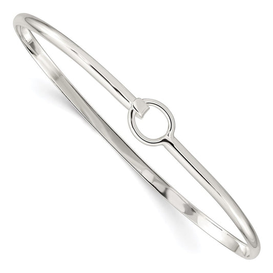 Sterling Silver Bangle Bracelet QB15