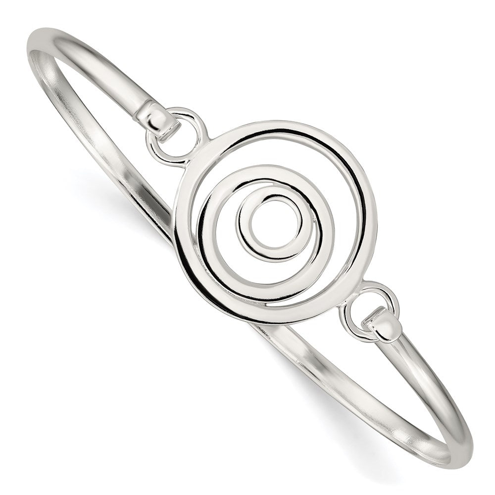Sterling Silver Mutli-circle Bangle Bracelet QB409