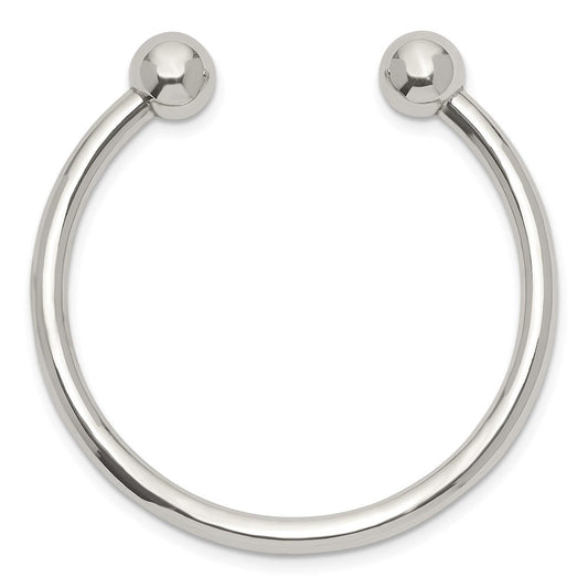 Sterling Silver Polished Baby Cuff Bangle Bracelet QB429