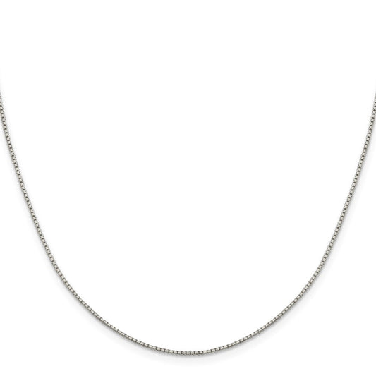 Sterling Silver 1.15mm 8 Sided Diamond-cut Box ChainQBR022