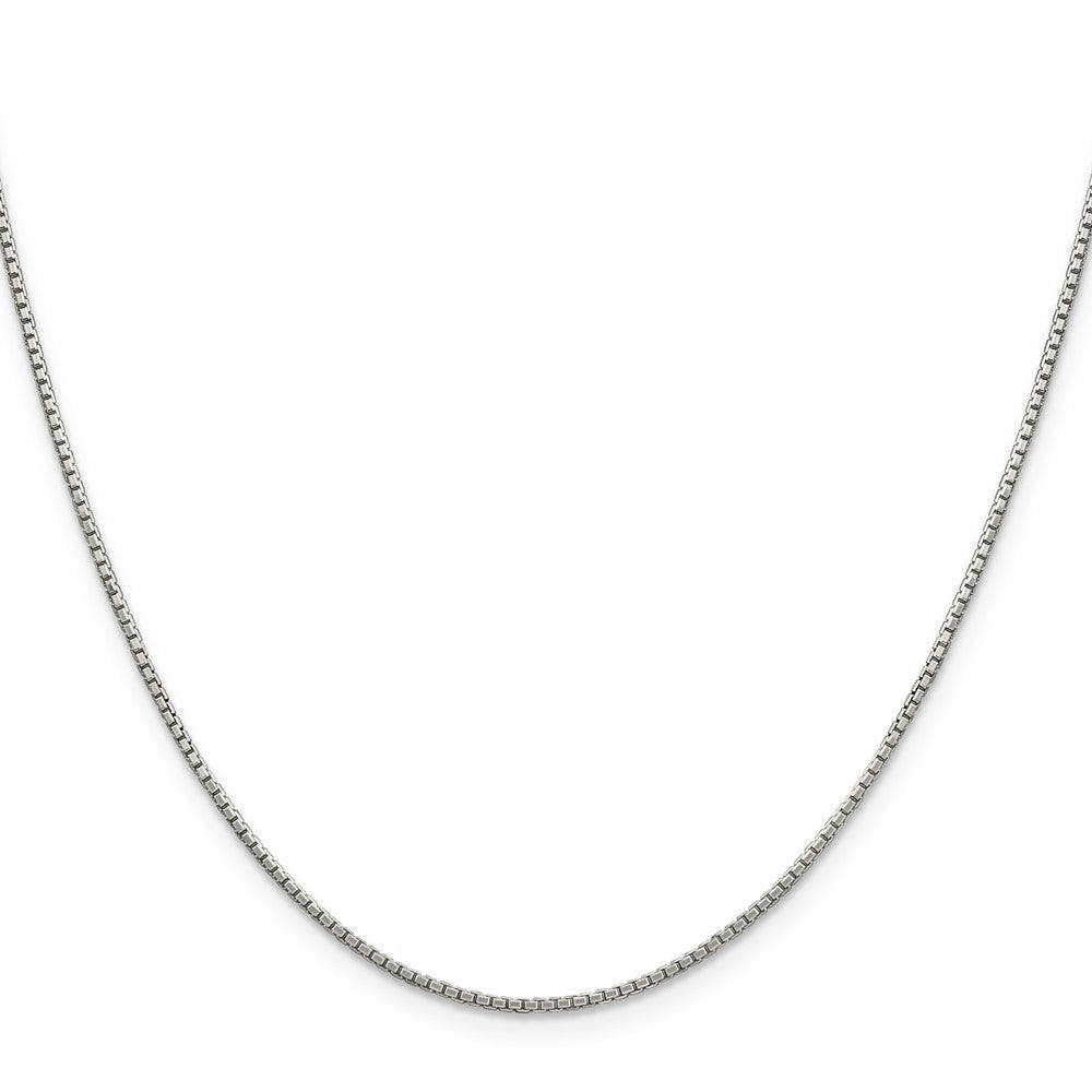 Sterling Silver 1.35mm 8 Sided Diamond-cut Box ChainQBR026