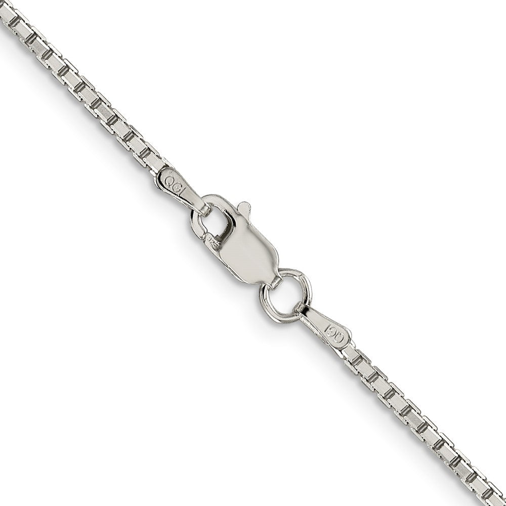 Sterling Silver 1.7mm 8 Sided Diamond-cut Box ChainQBR035