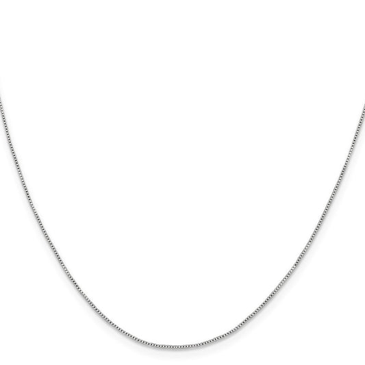 Sterling Silver .6mm Box ChainQBX012