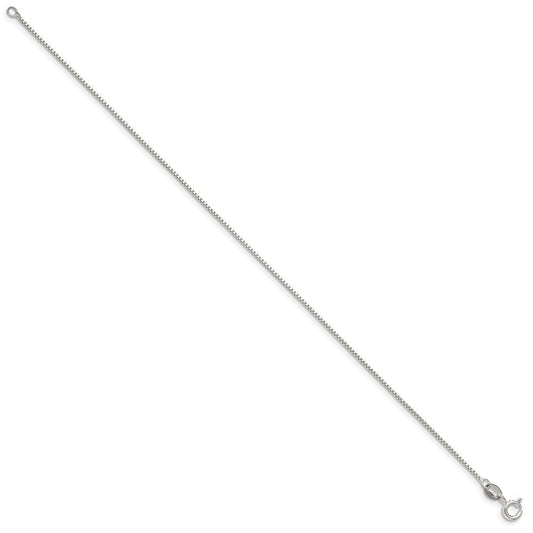 Sterling Silver .9mm Box Chain QBX019-8