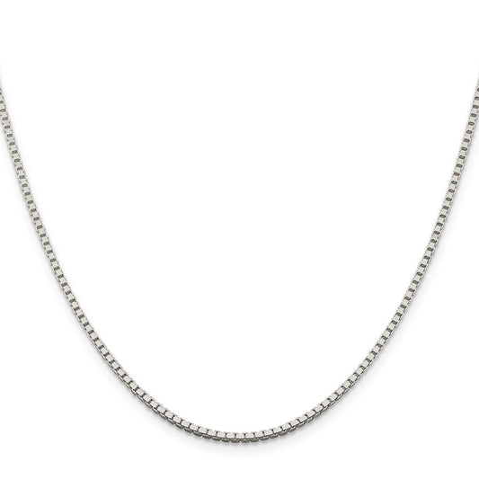Sterling Silver 1.75mm Box ChainQBX035