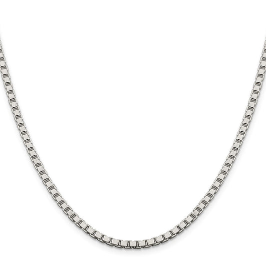 Sterling Silver 3.25mm Box ChainQBX060