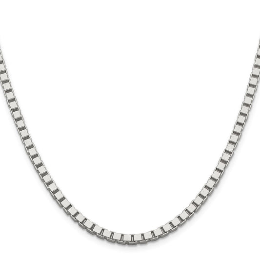 Sterling Silver 3.75mm Box ChainQBX065