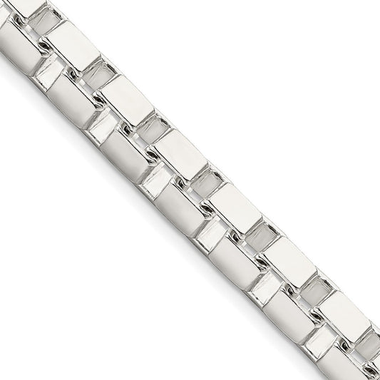 Sterling Silver 7mm Box ChainQBX120