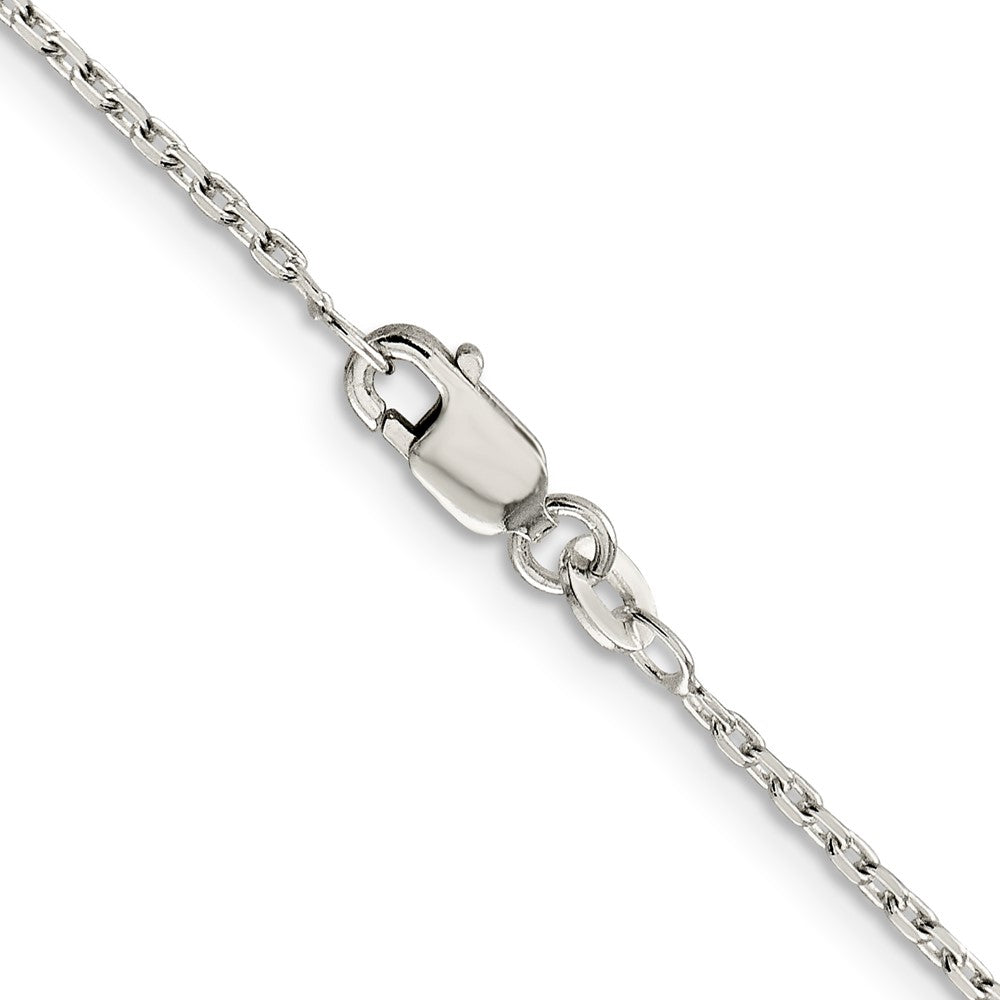 Sterling Silver 1.5mm Beveled Oval Cable ChainQCA050