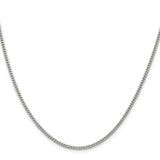 Sterling Silver 2mm Curb ChainQCB060