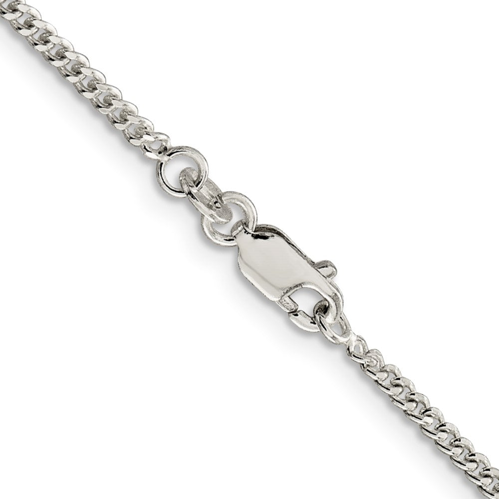 Sterling Silver Rhodium-plated 2mm Curb ChainQCB060R