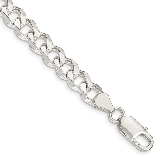 Sterling Silver 7.5mm Curb Chain QCB200-8