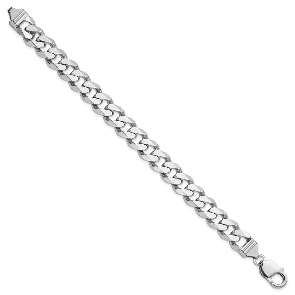 Sterling Silver Rhodium-plated 11mm Curb Chain QCB300R-8