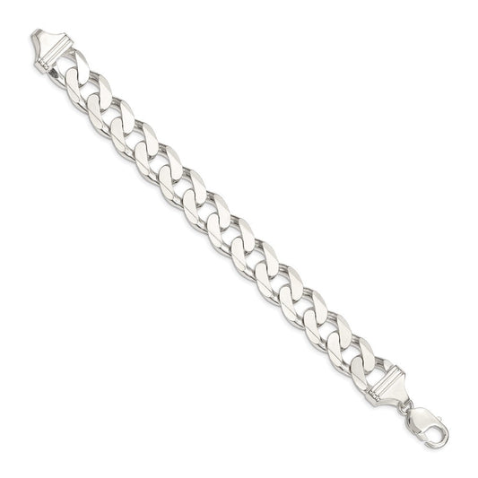 Sterling Silver 14.5mm Curb Chain QCB400-8