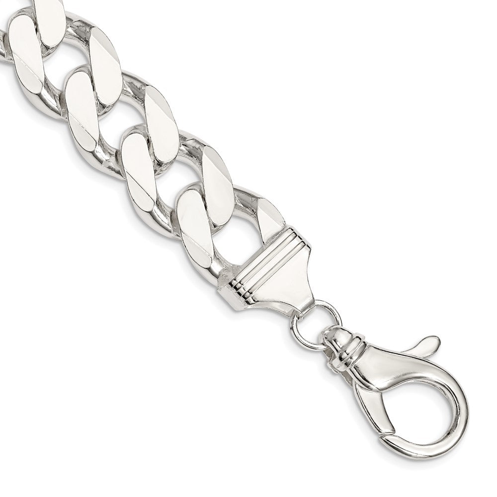 Sterling Silver 16.25mm Curb Chain QCB450-8
