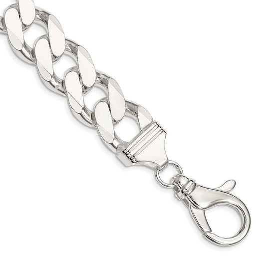 Sterling Silver 16.25mm Curb Chain QCB450-8