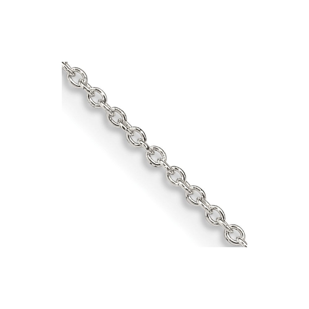 Sterling Silver 1.25mm Cable ChainQCL035