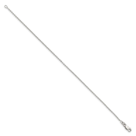 Sterling Silver 1.5mm Cable Chain QCL040-8