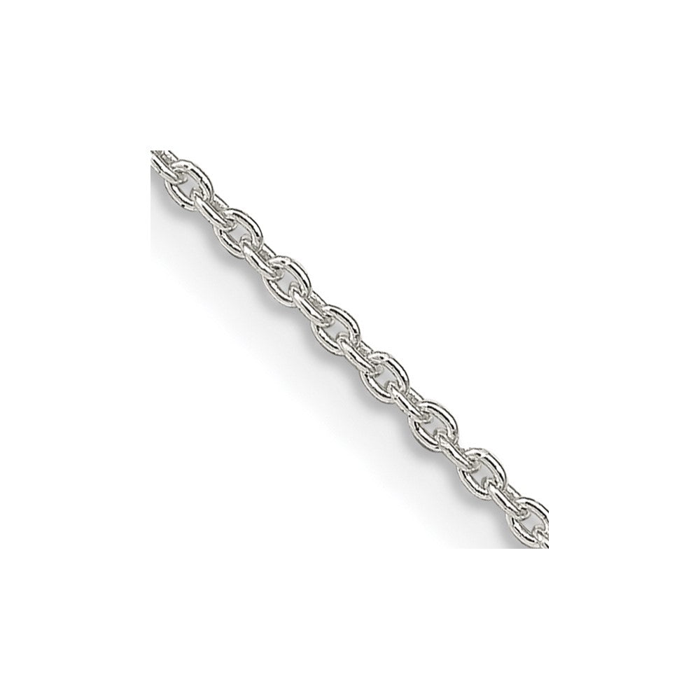 Sterling Silver 1.5mm Cable Chain w/4in ext.QCL040