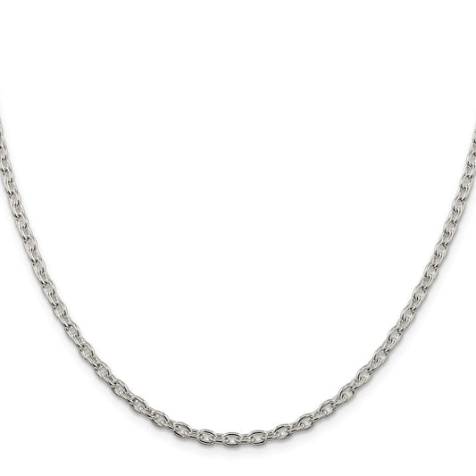 Sterling Silver 3.5mm Cable ChainQCL100