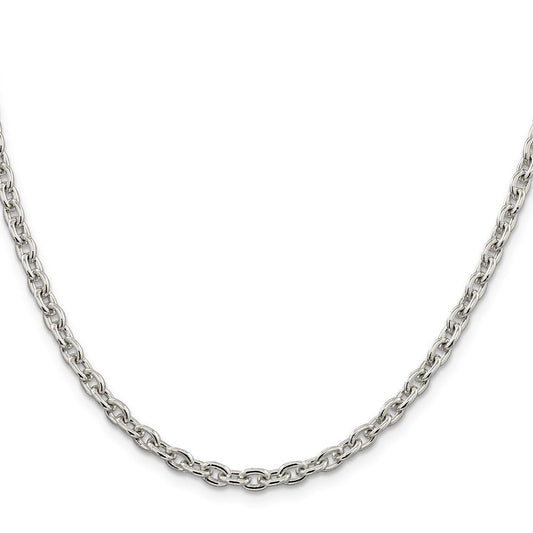 Sterling Silver 4.5mm Cable ChainQCL120