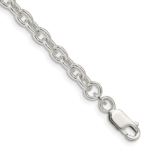 Sterling Silver 4.5mm Cable Chain QCL120-8