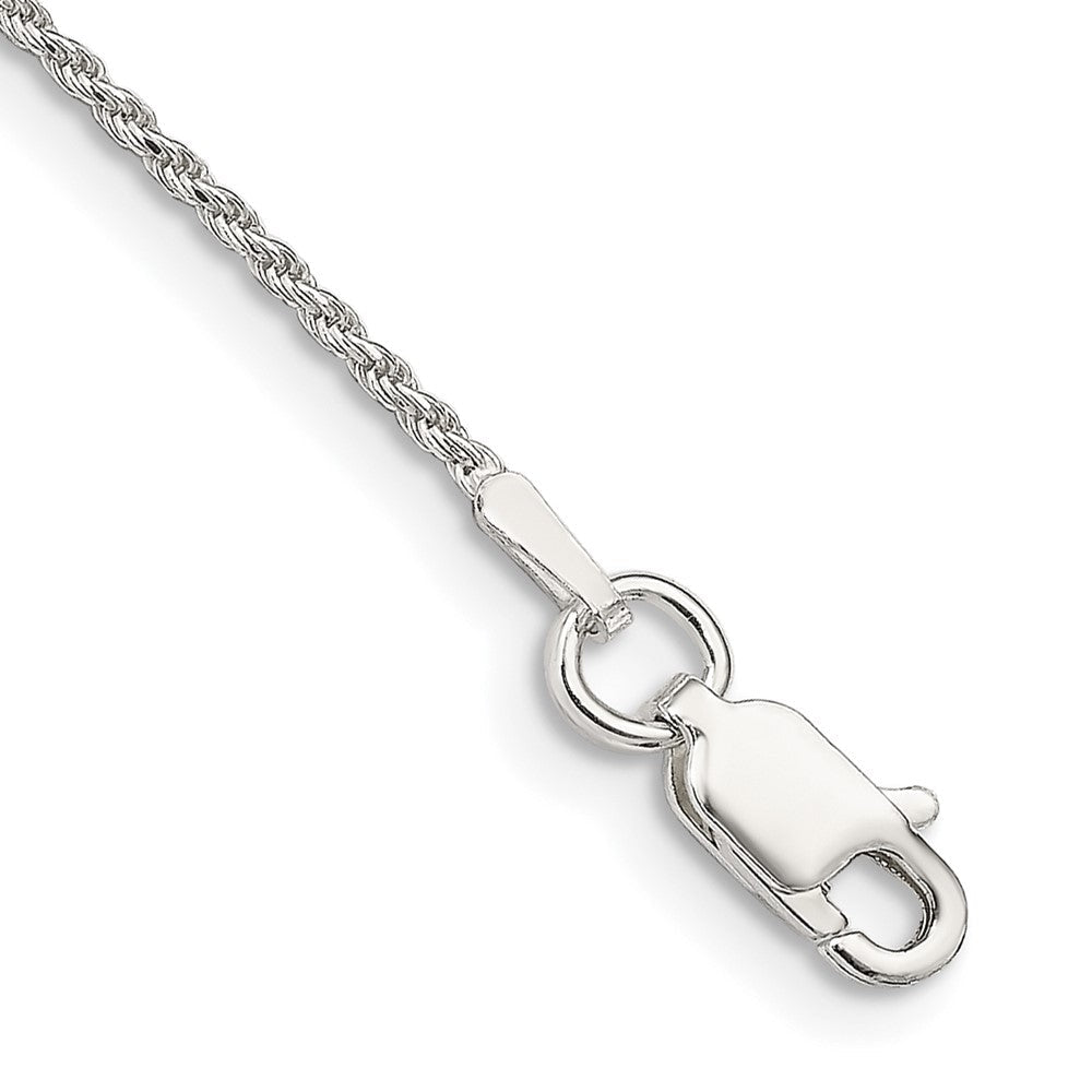 Sterling Silver 1.2mm Diamond-cut Rope Chain QDC015-8