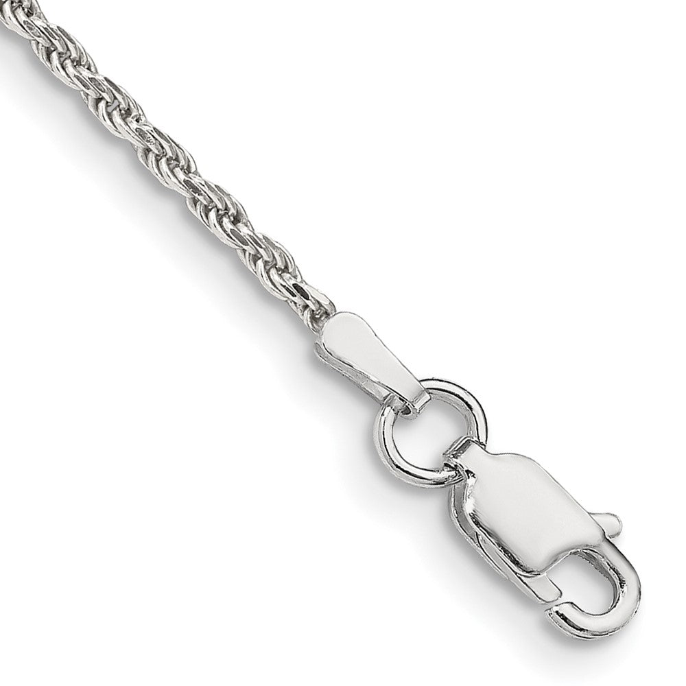 Sterling Silver 1.7mm Diamond-cut Rope Chain QDC025-8