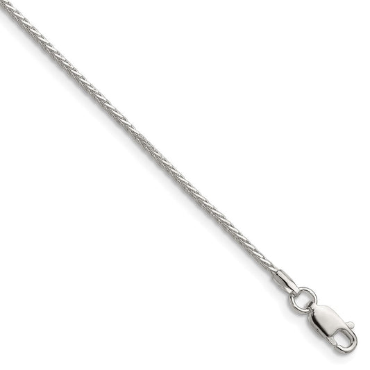Sterling Silver 1.45mm 8 Sided D/C Double Spiga ChainQDDS035