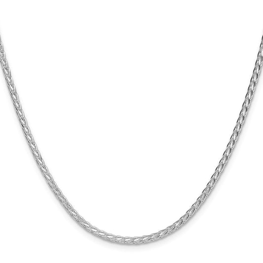 Sterling Silver 2.5mm 8 Sided D/C Double Spiga ChainQDDS060