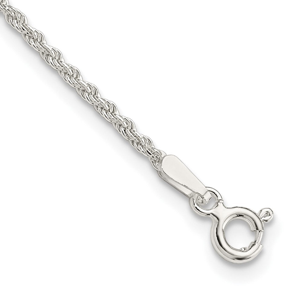 Sterling Silver 1.5mm Solid Rope Chain QDR030-8
