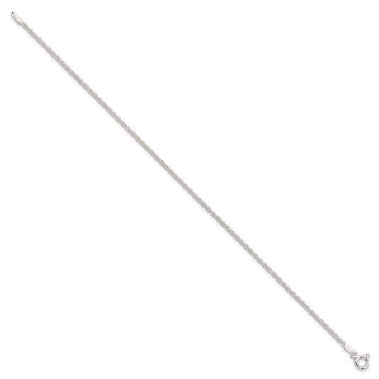 Sterling Silver 1.8mm Solid Rope Chain QDR035-8