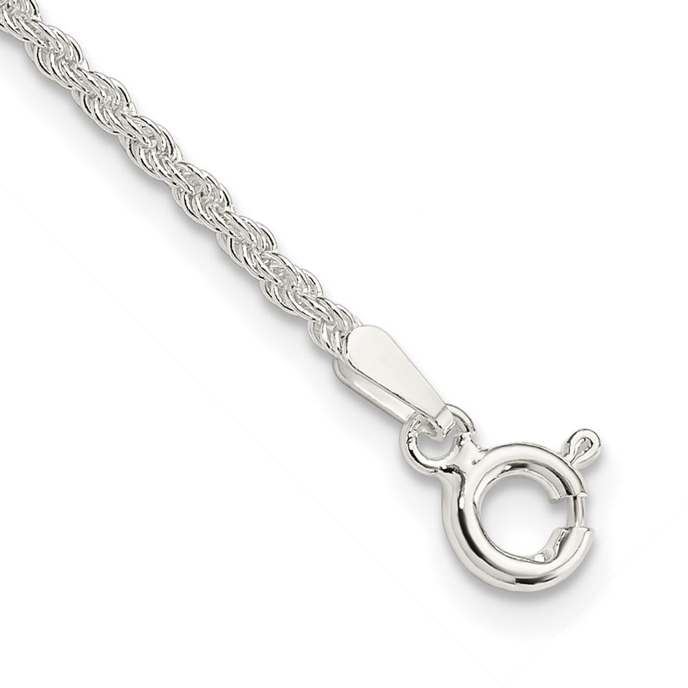 Sterling Silver 1.8mm Solid Rope Chain QDR035-8