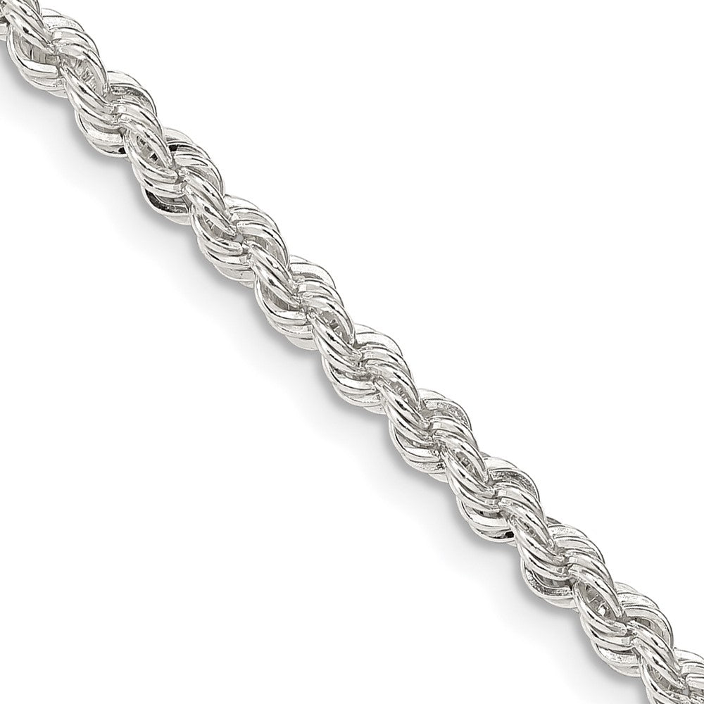Sterling Silver 3mm Solid Rope ChainQDR060