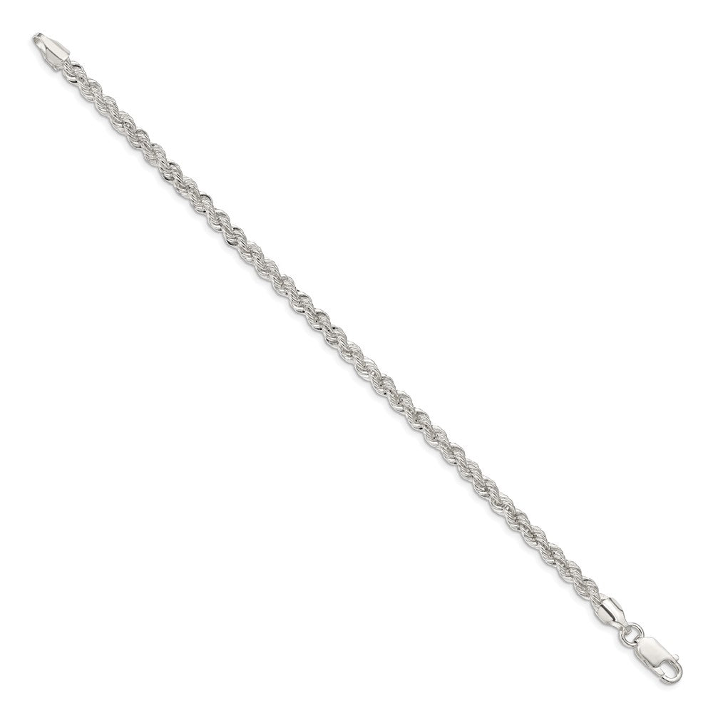 Sterling Silver 4.3mm Solid Rope Chain QDR080-8