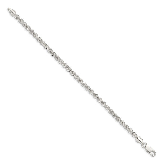 Sterling Silver 4.3mm Solid Rope Chain QDR080-8
