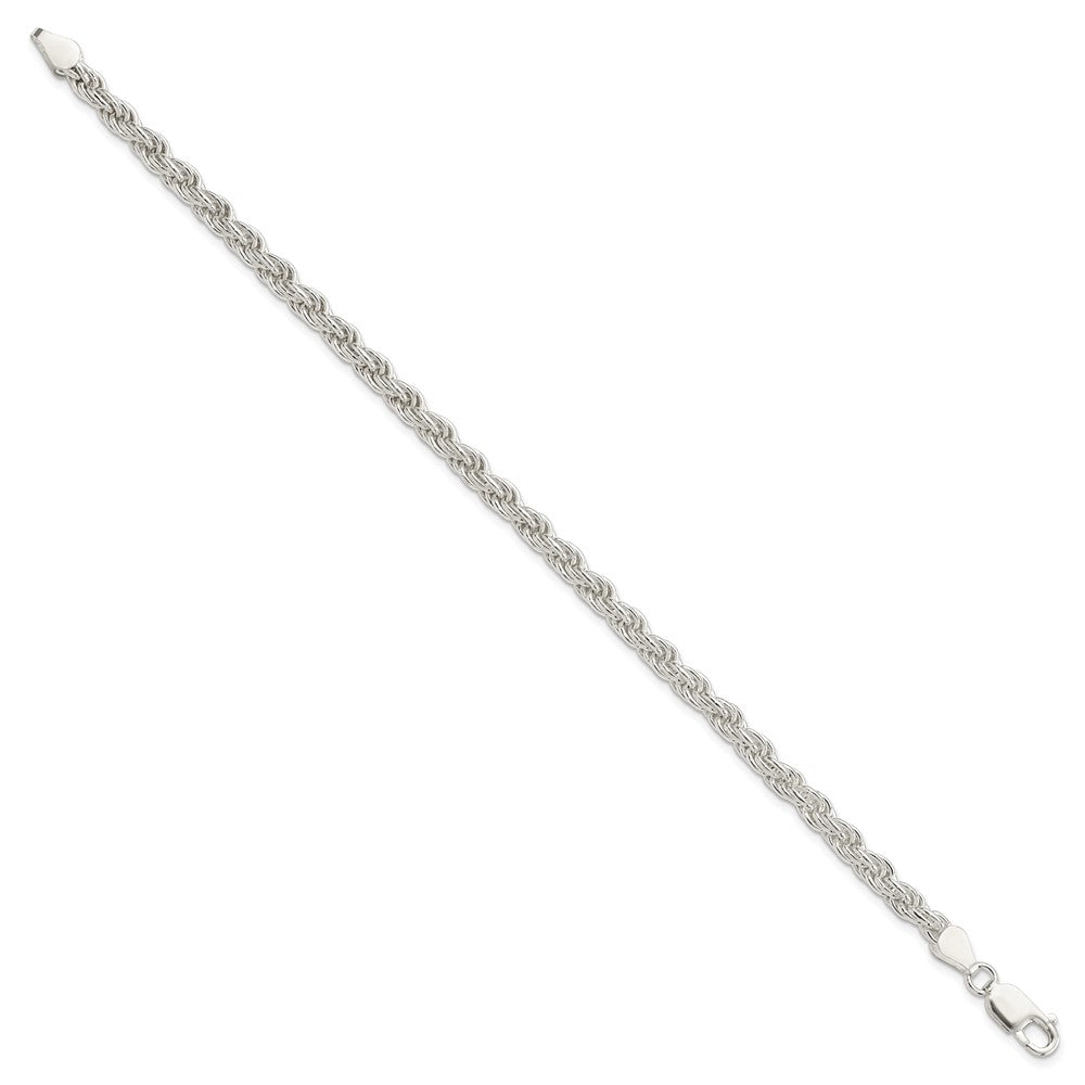 Sterling Silver 4.5mm Solid Rope Chain QDR090-8
