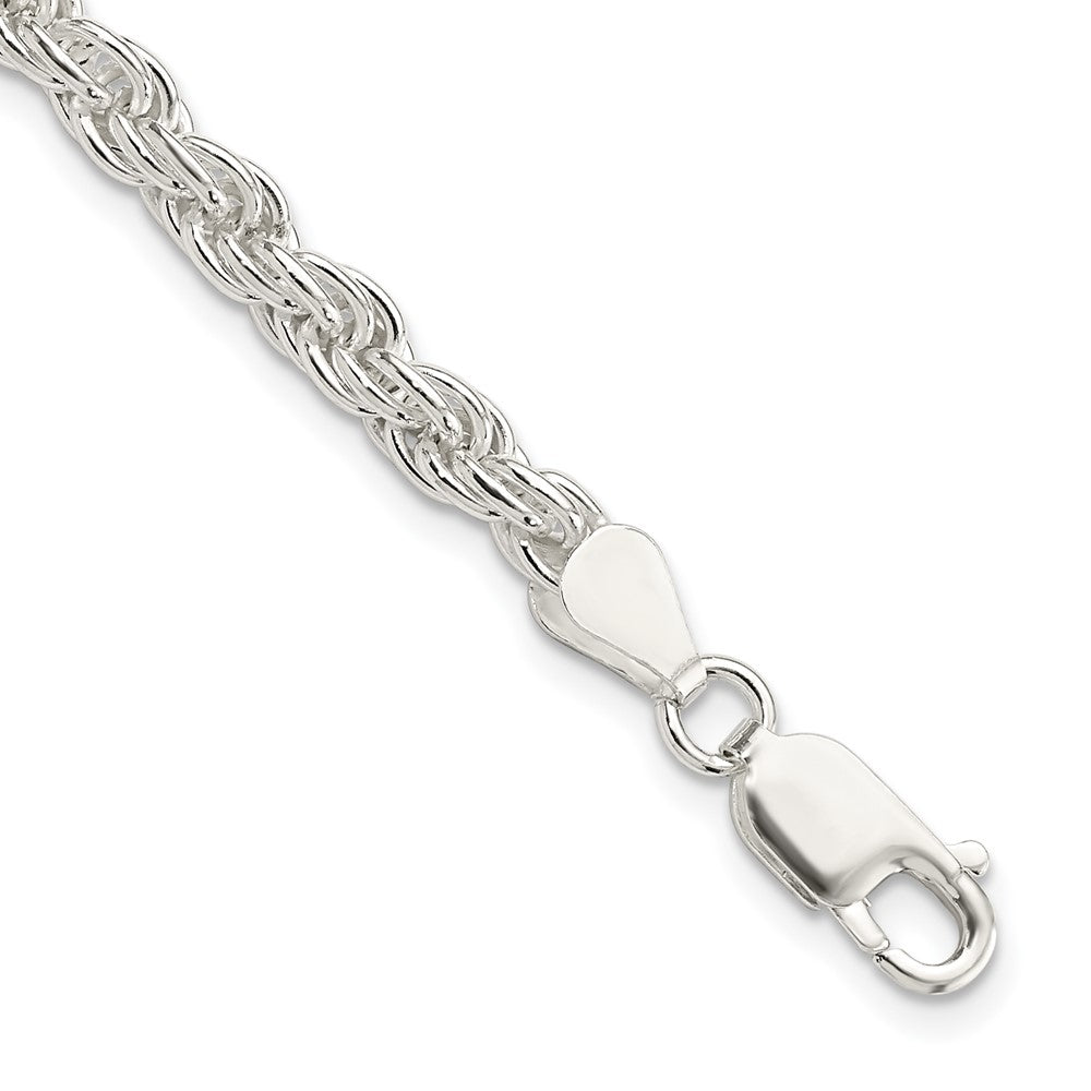 Sterling Silver 4.5mm Solid Rope Chain QDR090-8