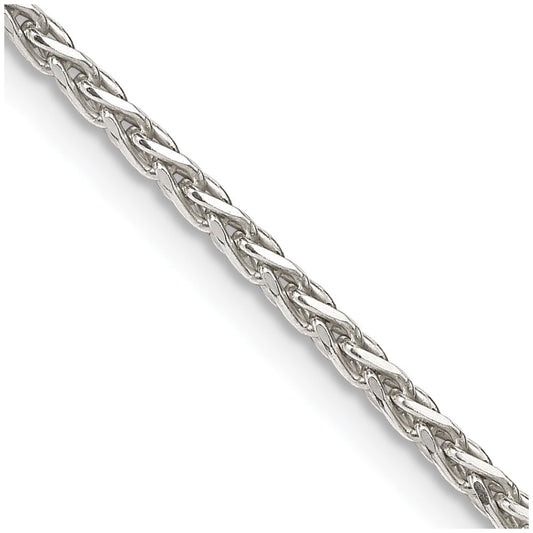 Sterling Silver 2mm Diamond-cut Spiga ChainQDS060