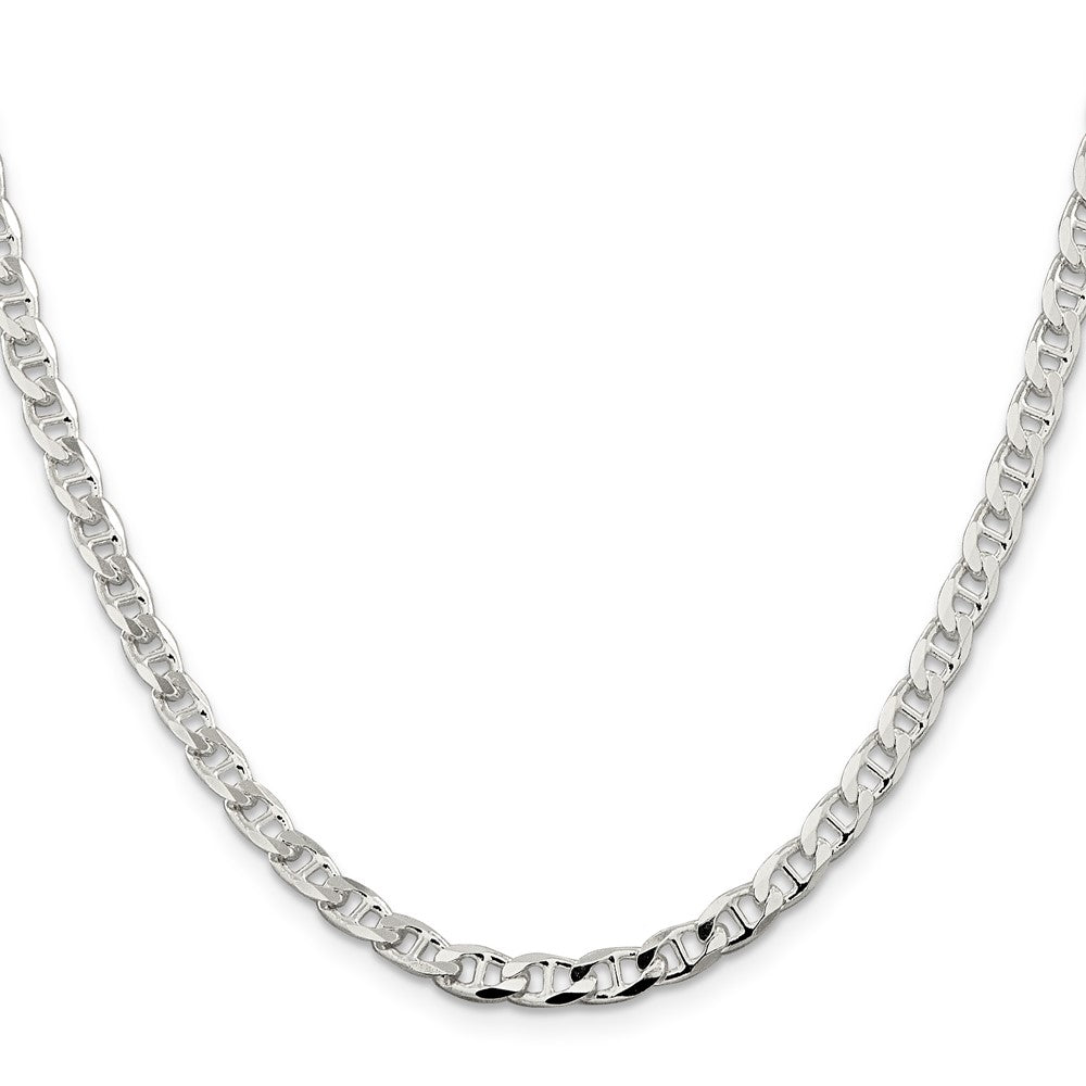 Sterling Silver 4.65mm D/C Flat Anchor Curb ChainQFAN120