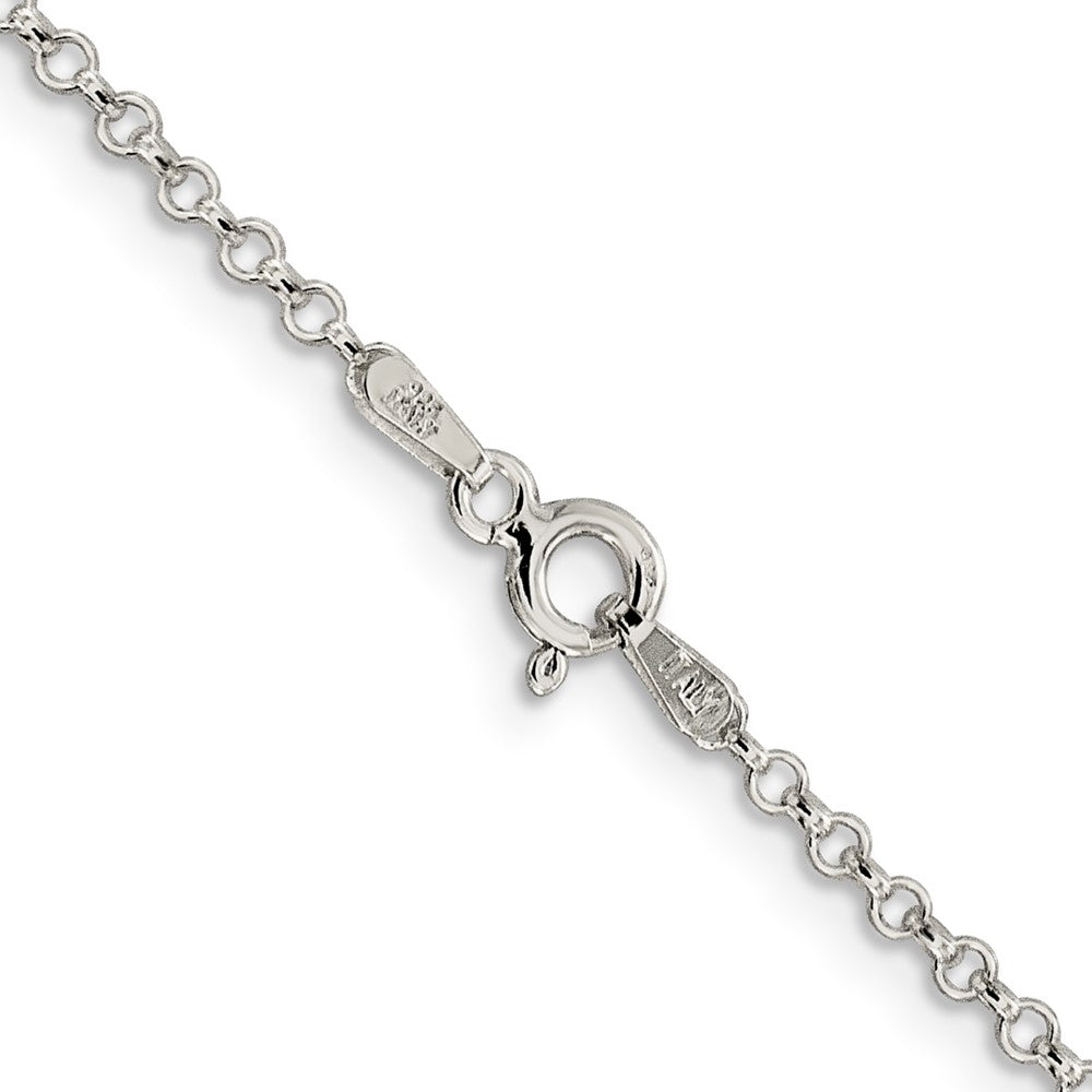 Sterling Silver 2mm Rolo ChainQFC104