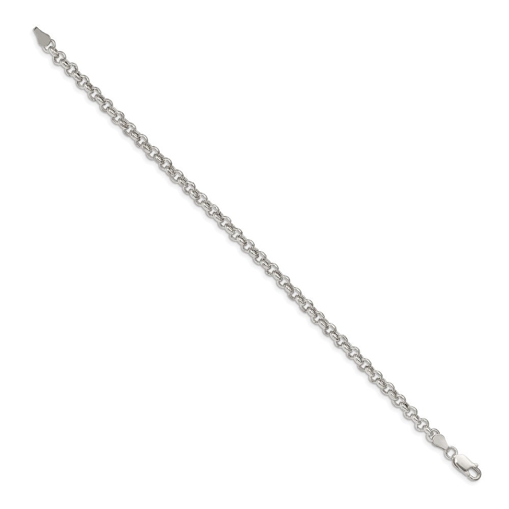 Sterling Silver 4.25mm Semi-solid Rolo Chain QFC106-8